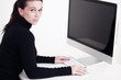 Foto: Frau im Büro Frau im Büro