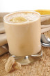 Peanut butter and banana smoothie