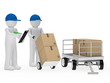 courier figure trolley