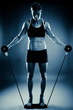 Foto: Young fit woman working out Young fit woman working out