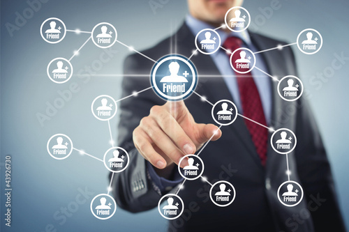 Foto: Social Network Interface Social Network Interface