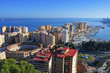 Malagueta District and its famou Bullring in Malaga, Spain