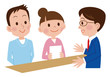 Illustration: 受付 夫婦 受付 夫婦