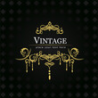 Invitation vintage card. Wedding or Valentine`s Day. Vector illu