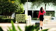 Businesswoman Returning from Travel