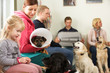Photo: Busy Waiting Room In Veterinary Surgery Busy Waiting Room In Veterinary Surgery