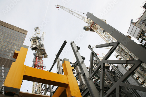 Photo: High rise construction site High rise construction site