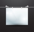 Vector detailed illustration of screen for ad