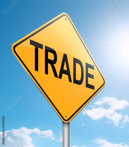 Illustration: Trade concept. Trade concept.