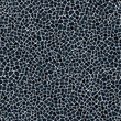 Broken tiles black square pattern