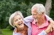 Senior couple in love