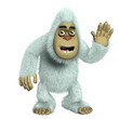 cute white yeti