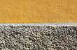 Muro de fachada, texturas y colores