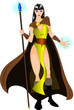 witch with staff