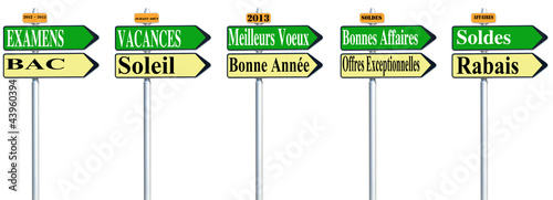Photo: panneaux indication panneaux indication