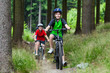 Family biking