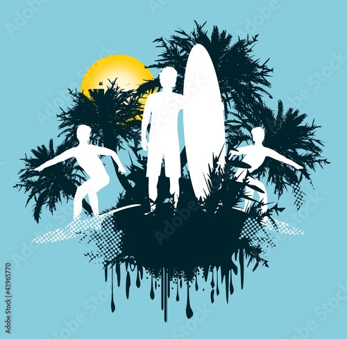 Vektor: Surfen Surfen