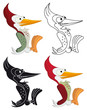 Vector: Woodpecker Woodpecker