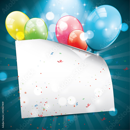 Vektor: Birthday glossy background with place for your text Birthday glossy background with place for your text