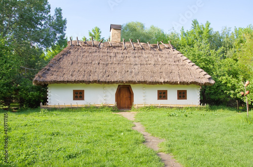Photo: Traditional ukrainian rural house Traditional ukrainian rural house