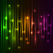 Abstract colorful vector lights background.