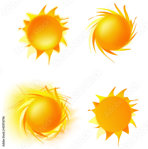 Illustration: sole 4 versioni sole 4 versioni