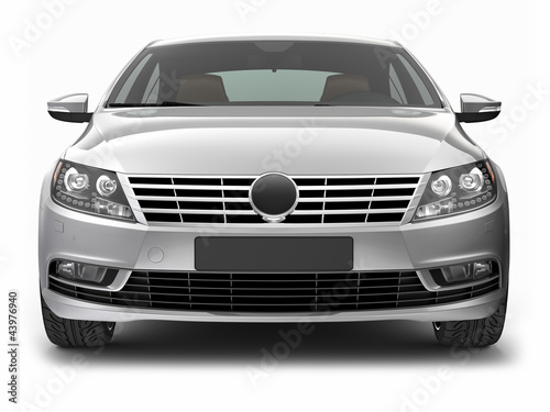 Illustration: FRONT VIEW OF SILVER CAR FRONT VIEW OF SILVER CAR