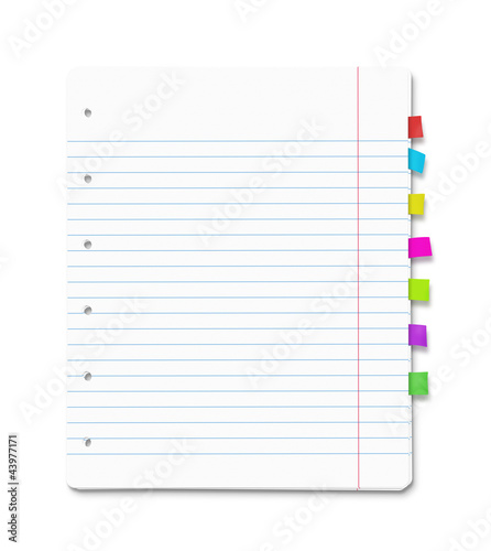 Illustration: Stack of blank paper sheets with copy space Stack of blank paper sheets with copy space