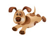 Vector: Cartoon spotty dog Cartoon spotty dog