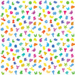 Colorful alphabet background for children