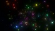 colorful_fairy_flare_fly_black_back_3d_loopable