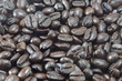 closed-up coffee beans background