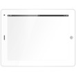 Vektor: Tablet white horizontal Tablet white horizontal