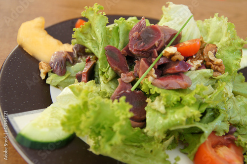 Photo: salade de gésier de canard 2 salade de gésier de canard 2