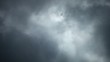 Dark and threatening clouds before rain