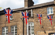 Union Jack Fähnchen mit Haus