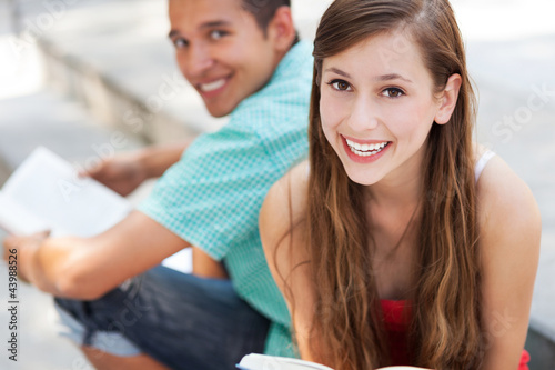 Photo: Happy students Happy students