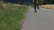 Skateboarder auf einer Straße