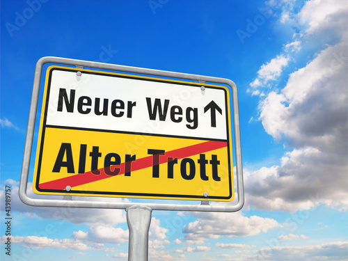 Illustration: Neuer Weg Neuer Weg