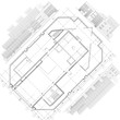 Architectural background. Part of architectural project