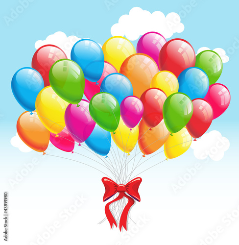 Vektor: Party balloons. Vector illustration Party balloons. Vector illustration