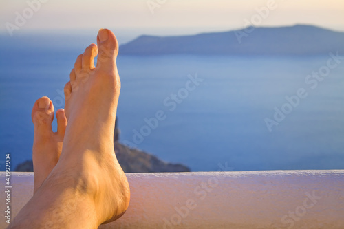 Photo: Relaxing Feet by the Sea Relaxing Feet by the Sea