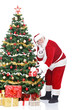 Santa Claus bringing gifts
