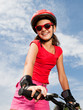 girl on a bicycle