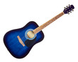 Blue Acoustic Guitar