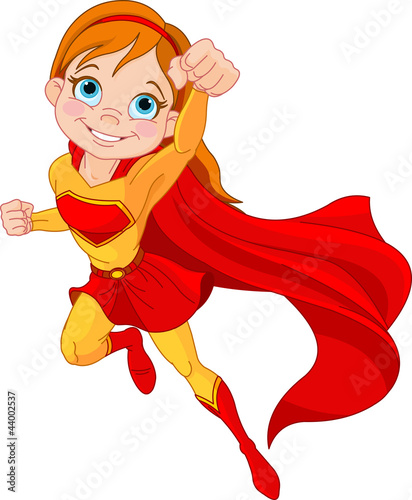 Vector: Super Girl Super Girl