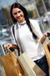 Woman with paperbags