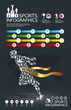infographic vector spots icons set