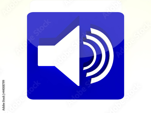 Illustration: speaker icon speaker icon