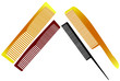 Four combs for combing hair for men and women  combs for hair